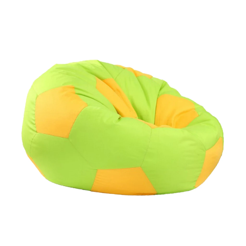 Green 80cm 1 Очень большая сумка для хранения набивных животных, чехол для стула-для хранения игрушек для детей-Водонепроницаемый футбольный принт - Цвет: Green 80cm 1