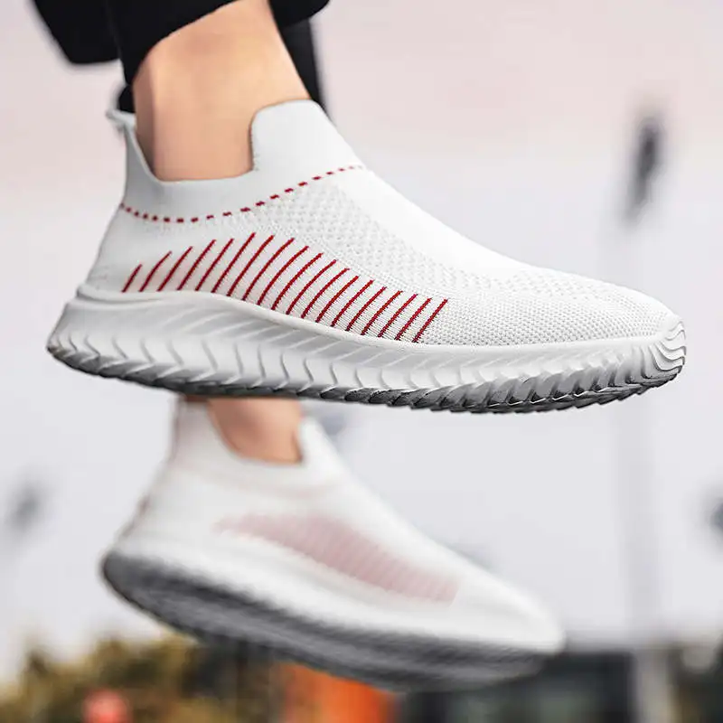 

Мужские летние спортивные туфли на танкетке, теннисные высокие кроссовки из иск. Кожи, 337B