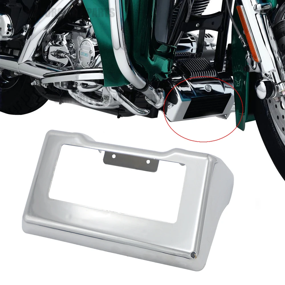 Защита внешней обложки масляного радиатора для мотоциклов Harley Glide Ultra Classic FLHTCU 2011-2016.