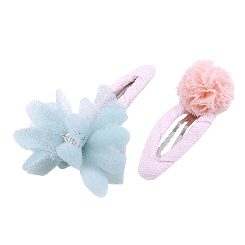 Заколки для волос с цветами звездами сердечками 1 пара | Красота и здоровье