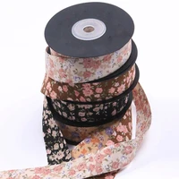 lace fabric 5 yards 2 5cm 4cm lace for crafts ribbon for diy double sided floral hair ornament chiffon belt decoration 2580
