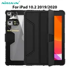 Умный чехол NILLKIN для iPad 10,2 дюйма, 2019, 2020, 7-го поколения8-го поколения, с функцией автоматического снапробуждения, из искусственной кожи, ударопрочный жесткий чехол