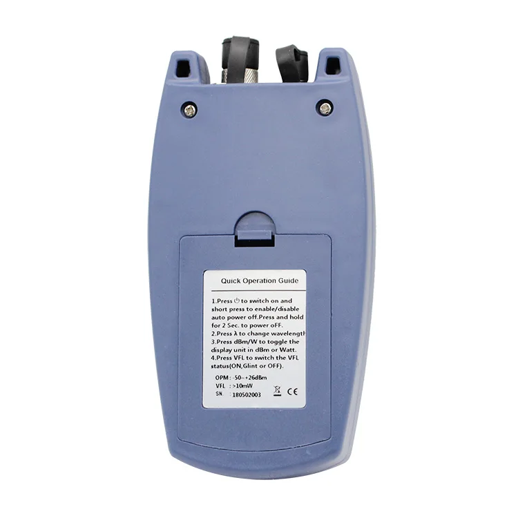 2 in 1 Mini TL520 Optical Power Meter + VFL 10mW 10km Visual Fault Locator TL-520 fiber tester light decay test：-50~+26 dBm