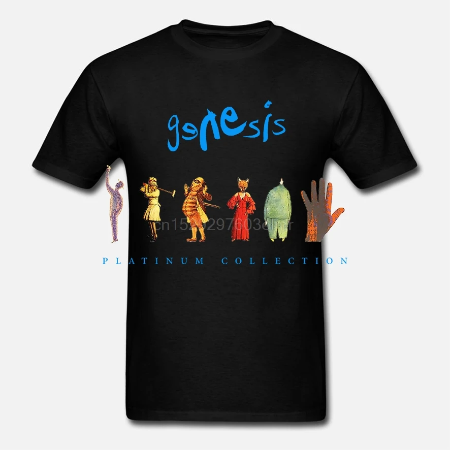 Футболка Genesis Band Мужская платиновая альбом для рок-группы размеры от S до 2XL |
