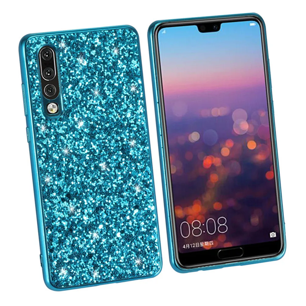 Lovebay чистый цветной Блестящий Шикарный чехол для телефона для huawei P20 Pro Lite P30 Pro mate 20X Honor 20 Lite Nova 4 TPU задняя крышка