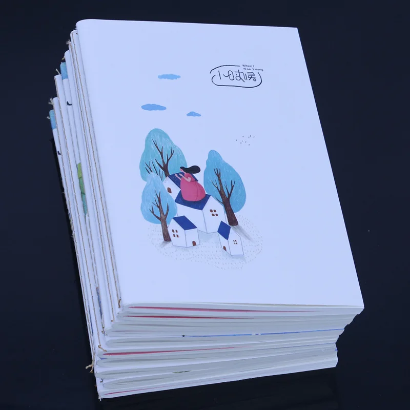 Ученическая книжка с сердечками для девочек корейский креативный блокнот А5 32K