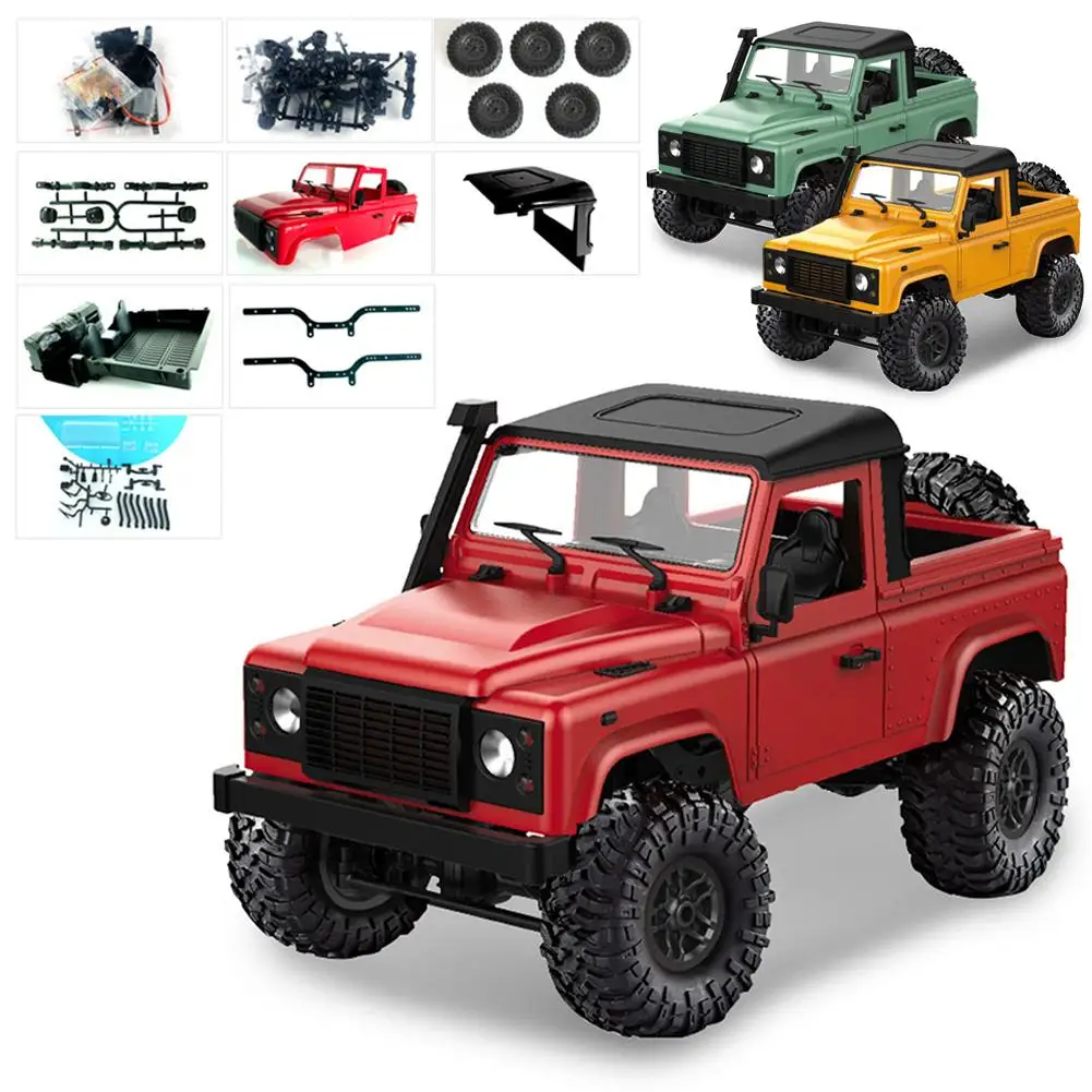 Высокое качество DIY радиоуправляемая модель автомобиля игрушки набор MN-90K MN-91K 1:12
