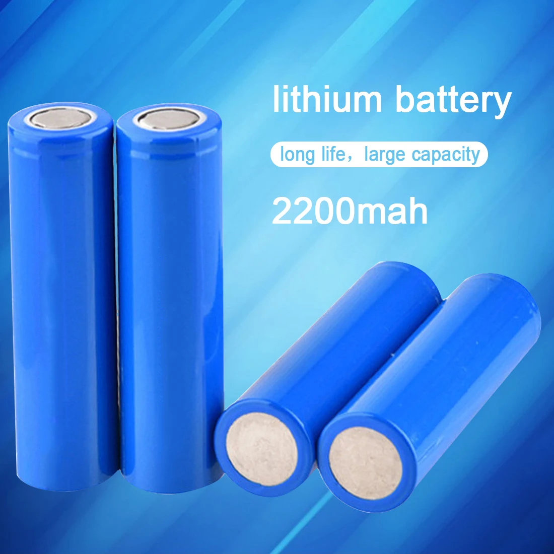 

18650 Rechargeable battery Spare battery 3.7v 2200mAh accumulators aa lithium 3.7v Li-po Rechargeable 18650 Battery