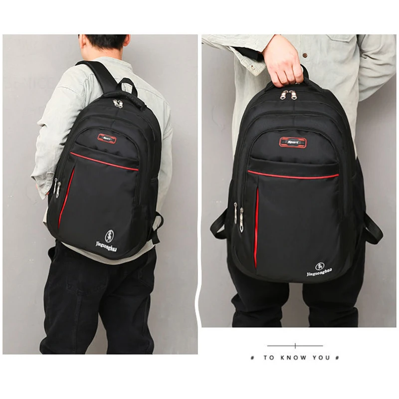 Large Capacity Teen Students Backpack Men Laptop Back Pack School Bags Bagpack for Teenage Boys Backbag Male New | Багаж и сумки