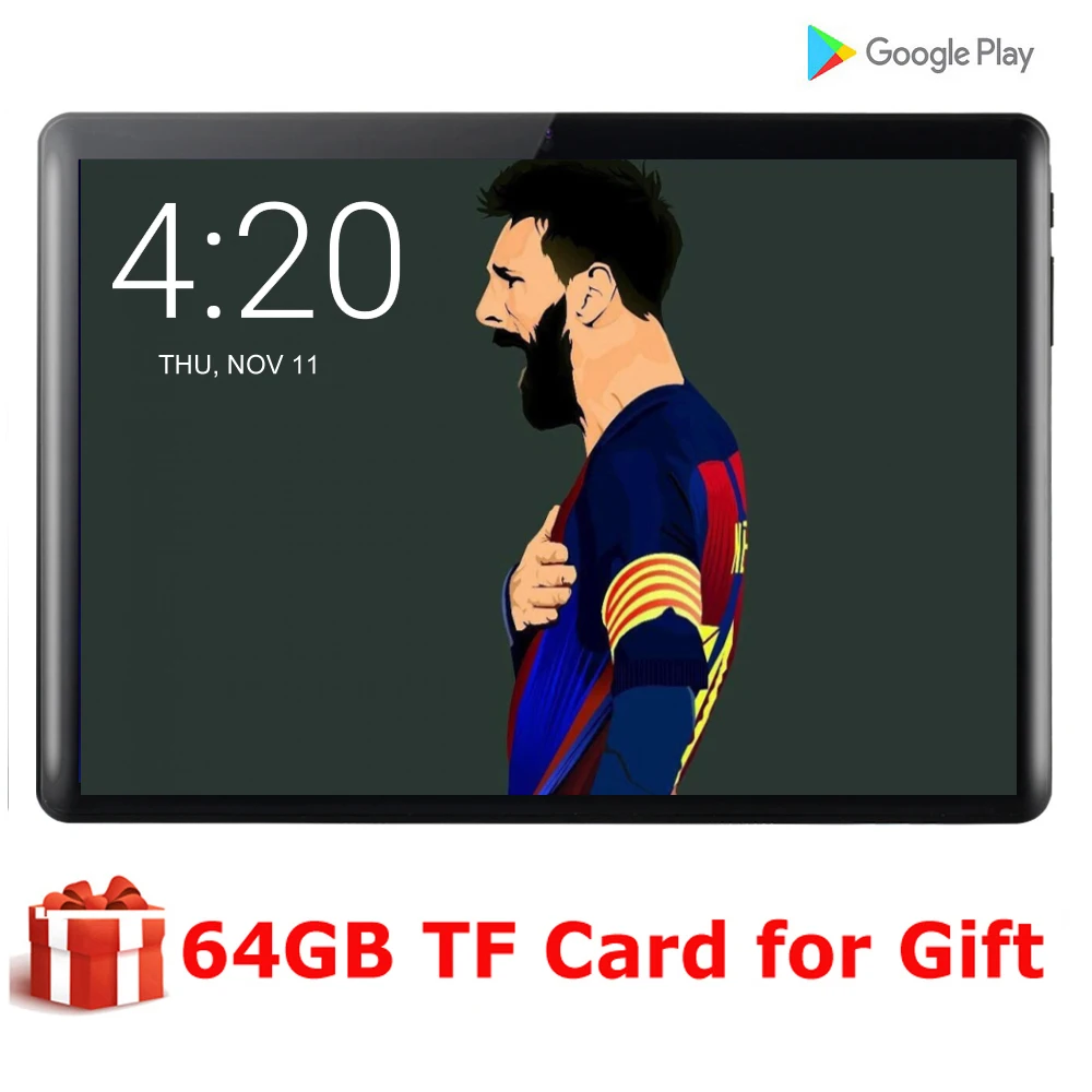 2020 Новый 10 дюймовый планшетный ПК четырехъядерный Android 9 0 OS две sim карты WIFI GPS