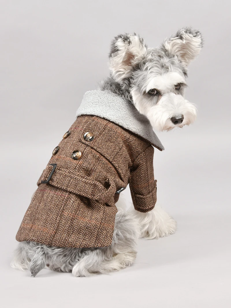 Зимнее пальто для собак куртка теплая одежда домашних животных маленьких кошек