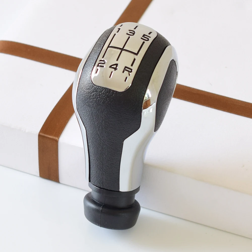 Ручной 5 скоростной хромированный рычаг переключения передач для Peugeot 106 206 207 307 407