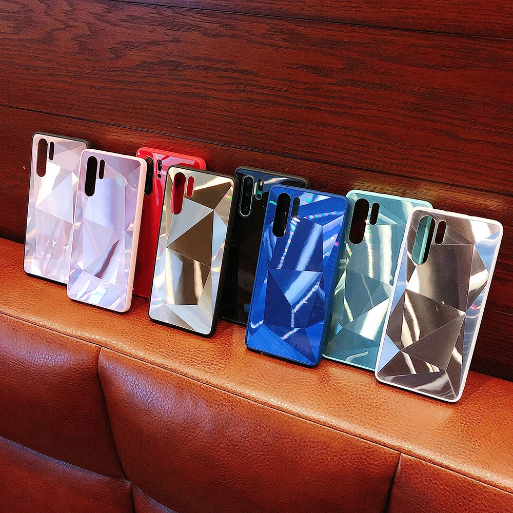 

For Huawei P Smart 2020 Case Cover P Smart Z Plus 2019 Luxury 3D Diamond Glitter Mirror Soft Phone Cases For Huawei P Smart 2020