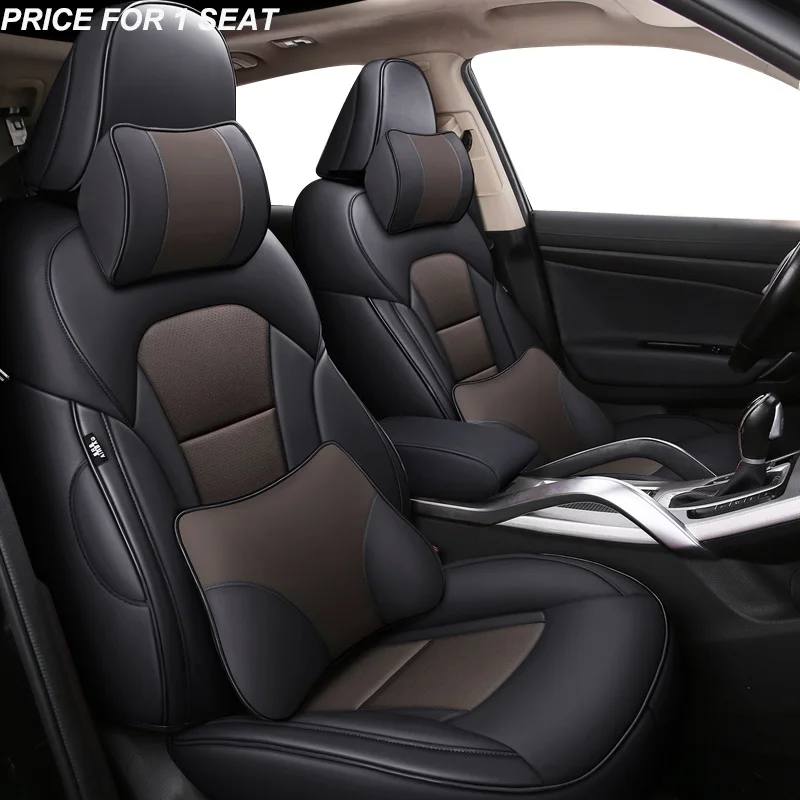 Leather Auto Car Seat Cover For Nissan Qashqai J10 J11 Kicks X Trail T31  T32 Teana J32 Tiida Versa Navara D40 Accessories