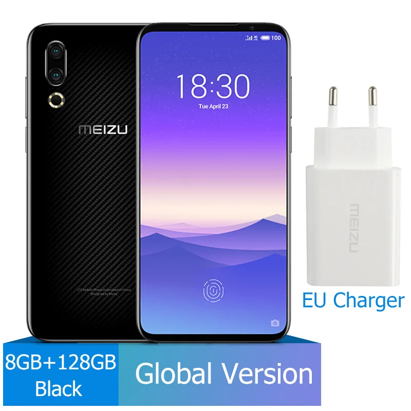 16s 8GB128G Black Meizu 16 s, 8 ГБ, 128 ГБ, глобальная версия, 16 s, Смартфон Snapdragon 855, четыре ядра, 6,15 дюймов, 48 МП, AI, двойная камера, мобильный телефон, NFC - Цвет: 16s 8GB128G Black