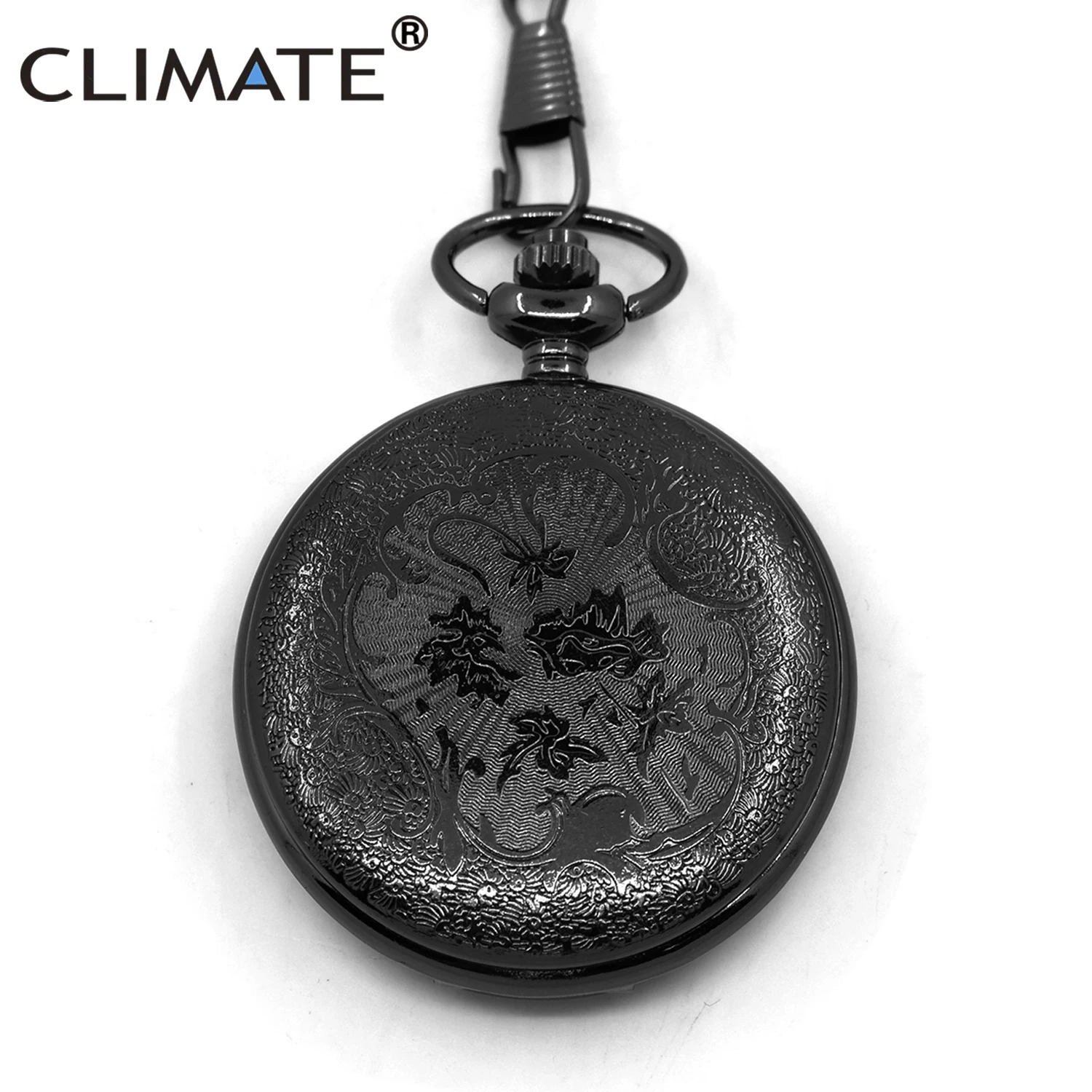 Римский номер черные карманные часы ретро мужские винтажные тиснение Круглый