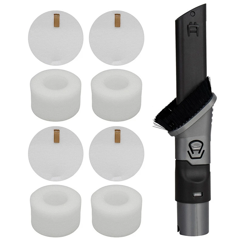 

2-in-1 Tool Brush Accessories Combination Crevice Foam Filter for Shark NV680, NV600, NV800, NV480,NV601UKT