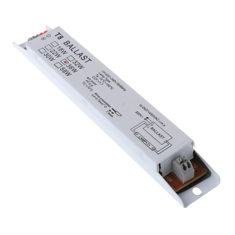 220-240V AC 36W Wide Voltage T8 Electronic Ballast Fluorescent Lamp Ballasts Homeful High Stability | Освещение