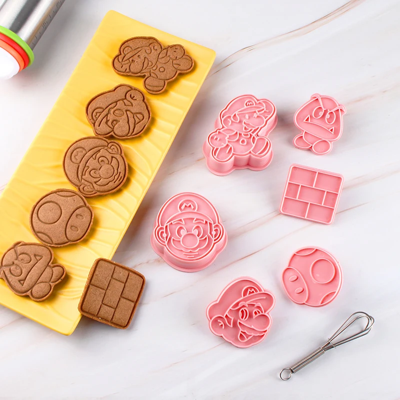 Горячая Распродажа Аниме Драконий жемчуг Супер Марио для нарезки печенья в виде 6