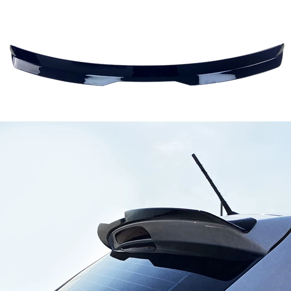 

Задний спойлер для Volkswagen VW Polo MK6 2019-2020, глянцевое черное крыло, задние ворота автомобиля, клапан, отделка багажника, окна, крыши, сплиттер, губа