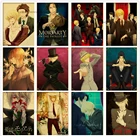 Алмазная живопись 5d сделай сам, мультфильм, Moriarty The Patriot, аниме постер, Алмазная мозаика, наборы для вышивки крестиком, искусство, бар, кафе, домашний декор, подарок