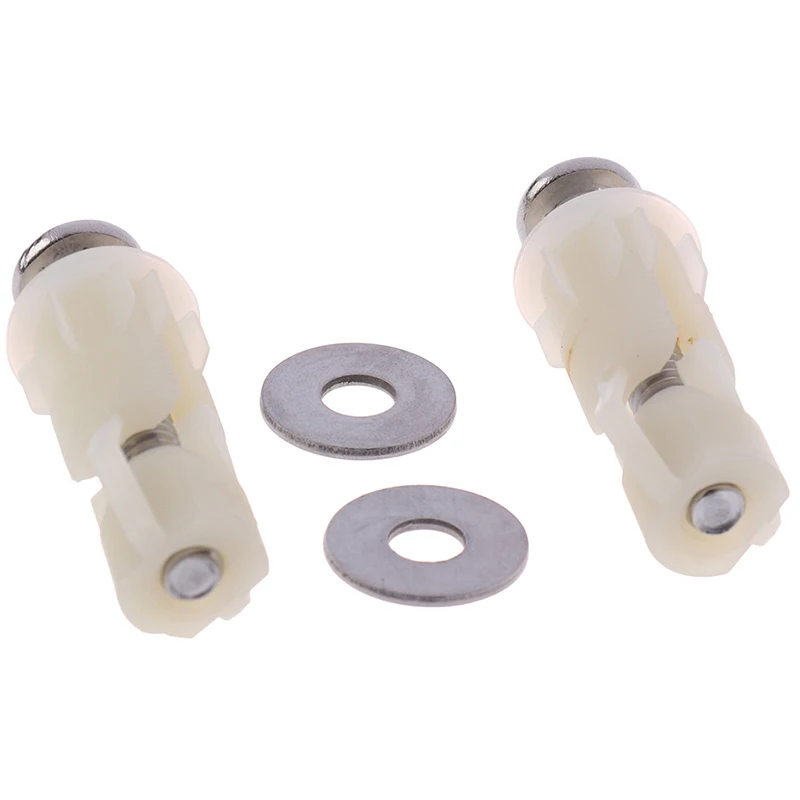 

2pcs/lot DIY Toilet Seat Hinges Screws WC Hole Fixing Fit Toilet Seats Hinges Repair Tools 48mm*18mm High quality