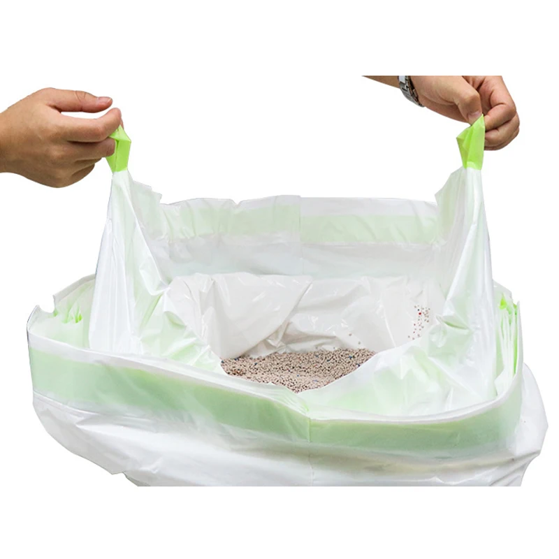 7 шт./компл. портативный мешок для очистки наполнителя домашних животных и