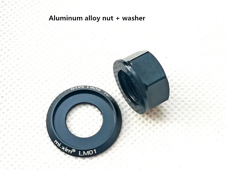 

Sliding Bike Bicycle M10*1.5 Metric Coarse Teeth Tooth Aluminum Alloy Accessories Hub Nut Screw