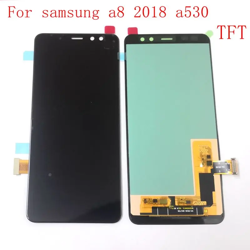 

Oled TFT для Samsung Galaxy A8 2018 A530 SM-A530 A530F A530F/ds ЖК-экран дисплей + Сенсорное стекло дигитайзер полная сборка