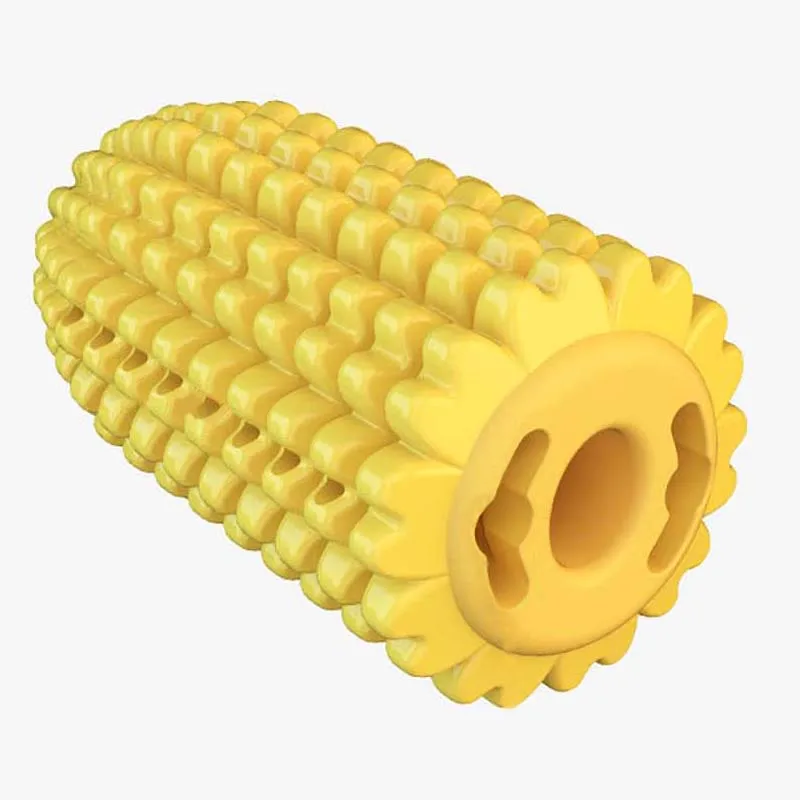 

Dog Grinding Toothbrush Teeth Toy Cute Corn-shaped Clean Hygienic TPR Training Pet Chewing for Large Medium Small Dogs Cats Toys