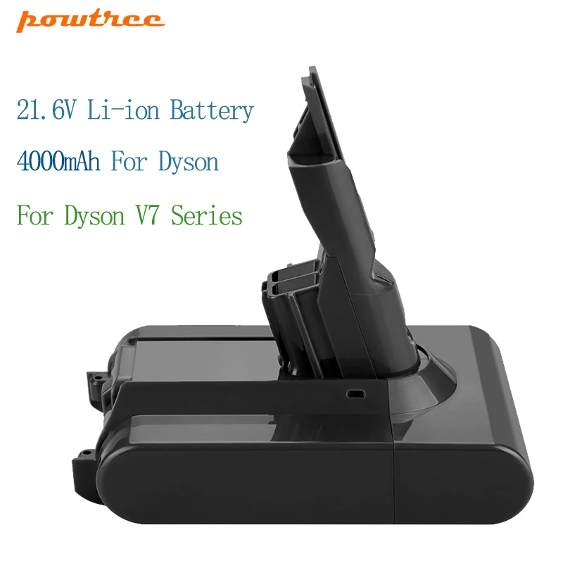 Аккумуляторная батарея Powtree 21 6 V 4000mAh Li Ion V7 для Dyson FLUFFY/Extra/mathus/Trigger/Animal Replacement Power Tool