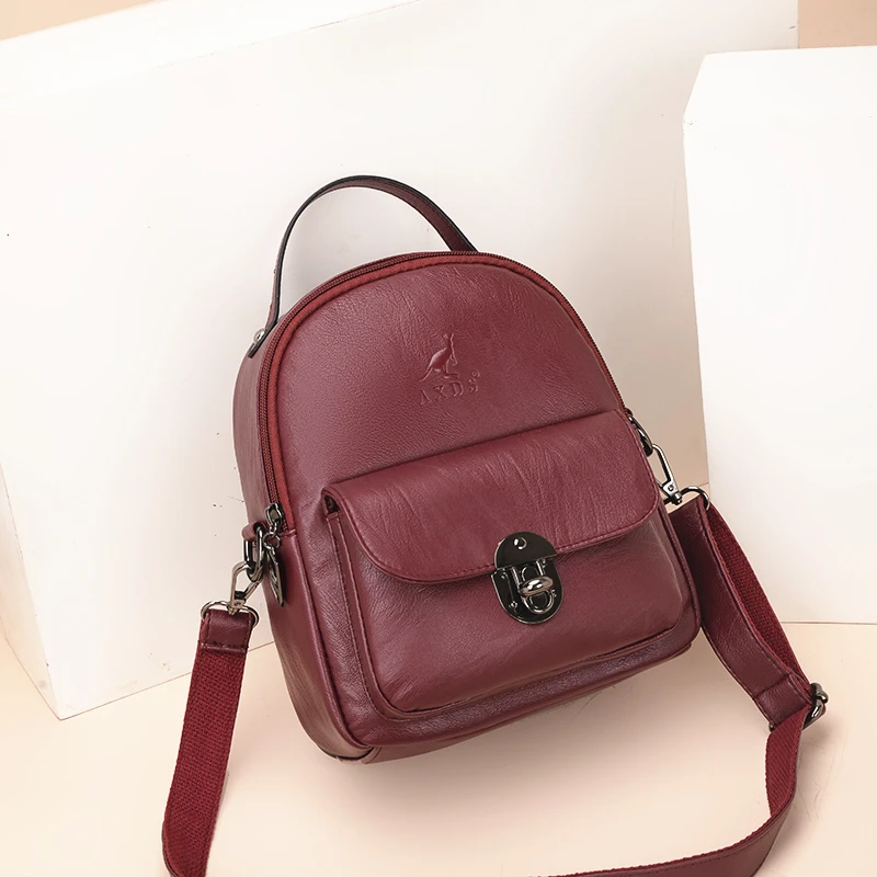 Модный женский рюкзак из искусственной кожи маленький для подростков Мини