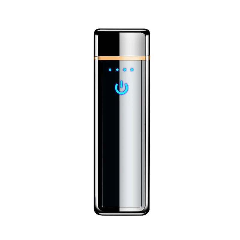 Новая крутая USB перезаряжаемая ветрозащитная двойная дуговая зажигалка