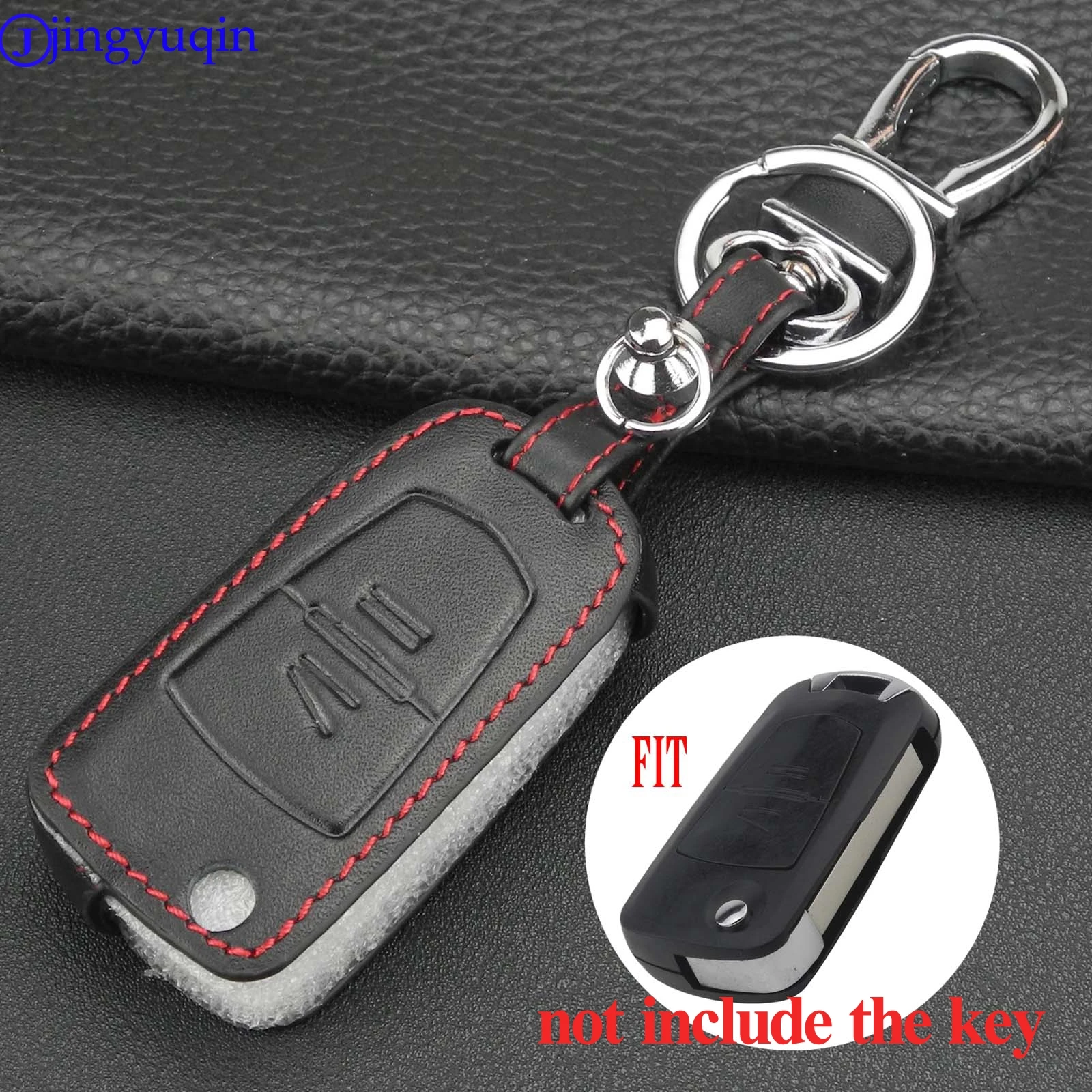 

maizhi 2 Buttons Folding Flip Remote Car Key Leather Case Key Cover for Opel Agile Vectra Novo Montana Corsa FOB Styling