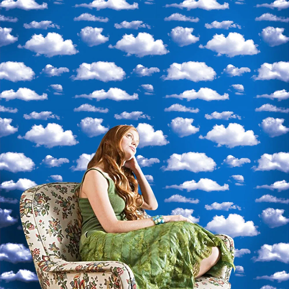 Бесплатная доставка декор для стен с природным небом милые облака наклейки на