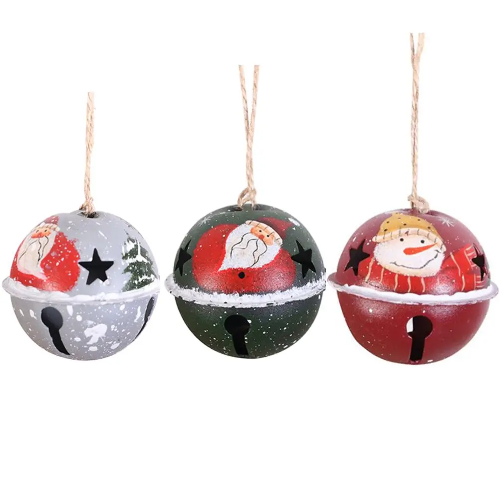 Новое Рождественское украшение подвеска в виде Санта-Клауса женская колокольчик