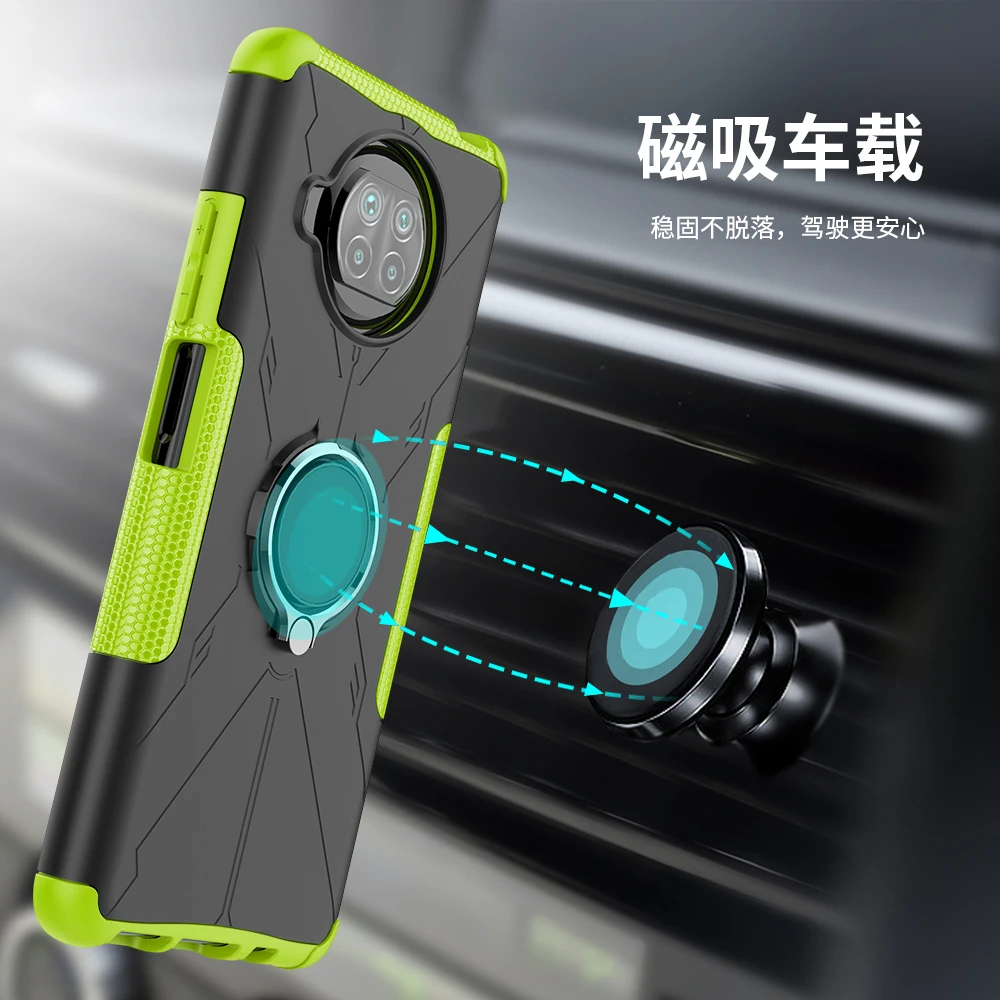 For Xiaomi Mi 10T Lite Case For Xiaomi Mi 10T Lite Cover Ring Armor Protective Phone Bumper For Xiaomi Mi 10T Lite