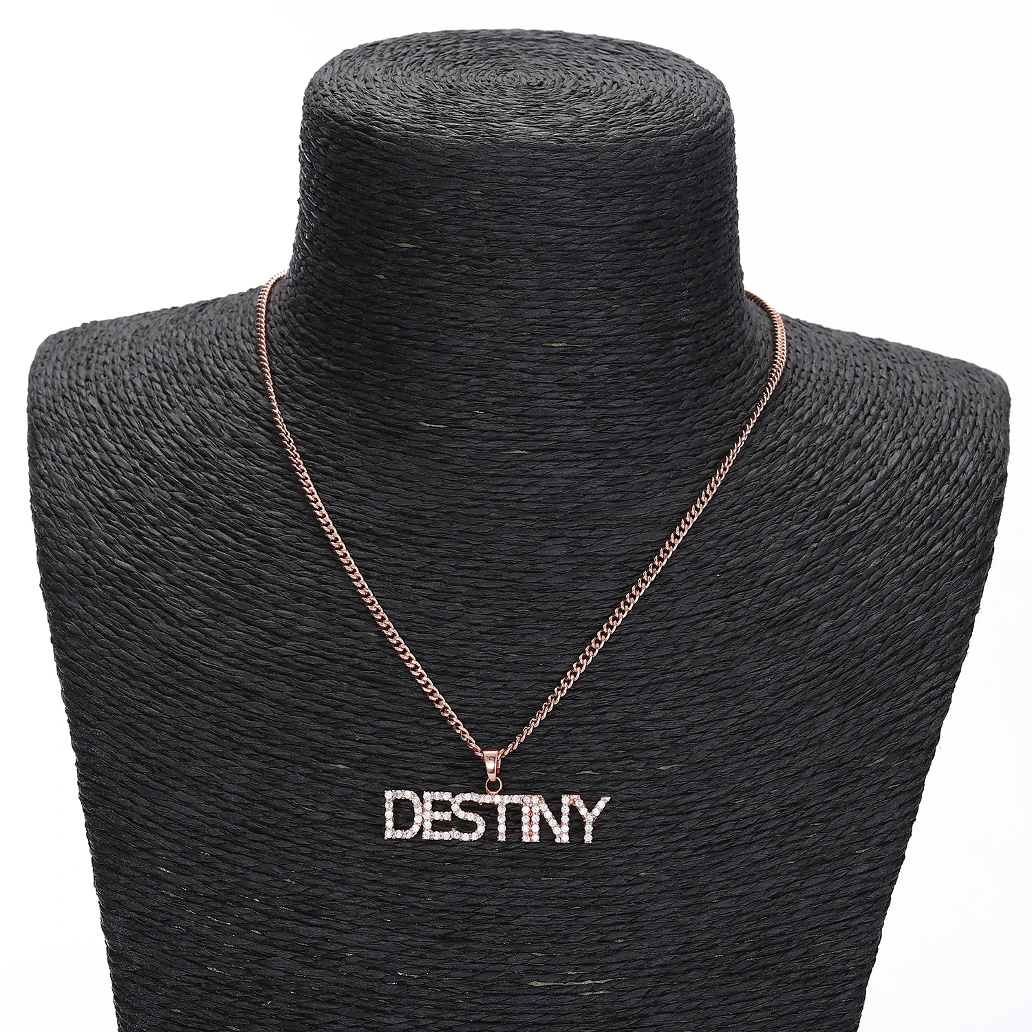 DOREMI 3A персонализированное ожерелье с фианитом индивидуальное имя для женщин и