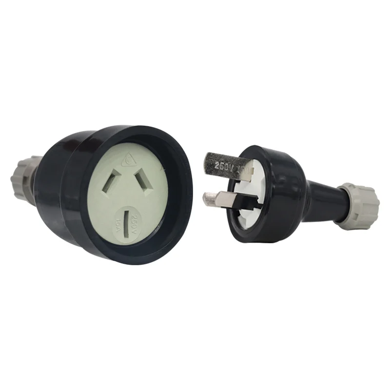 1 шт. SAA проводов розетка Австралии муфтовый стыковочный переводник 3 зубец