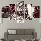Постеры из японского аниме берзер 5 шт., HD Печать на холсте, винтажное искусство на стене, для украшения интерьера дома