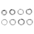 8 сезонов 304 открытые кольца из нержавеющей стали, круглые серебряные аксессуары для самостоятельного изготовления ювелирных изделий 6 мм-15 мм, 200-1000 шт