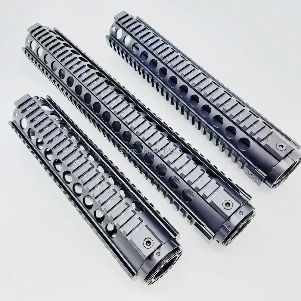 M4 M16 поплавок Quad Rail ar 15 Тактический Handguard Пикатинни Quad крепление для m4 m16 10 12 15 дюймов