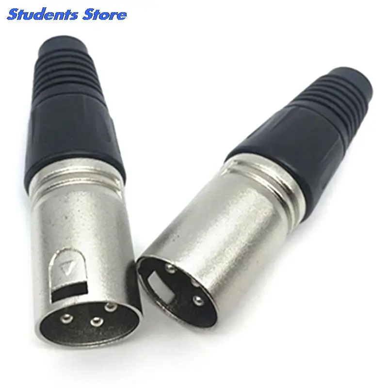 1pc 3-Pin 4-Pin 5-Pin Male & Female XLR Microphone Audio Cable Plug Connectors Cannon Terminals | Электроника