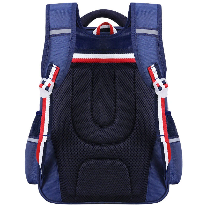 Grades 2-6 Children School Bags for Girls Boys Reflective Strip Safety Design School Backpacks Orthopedic Satchel for Girls Boys