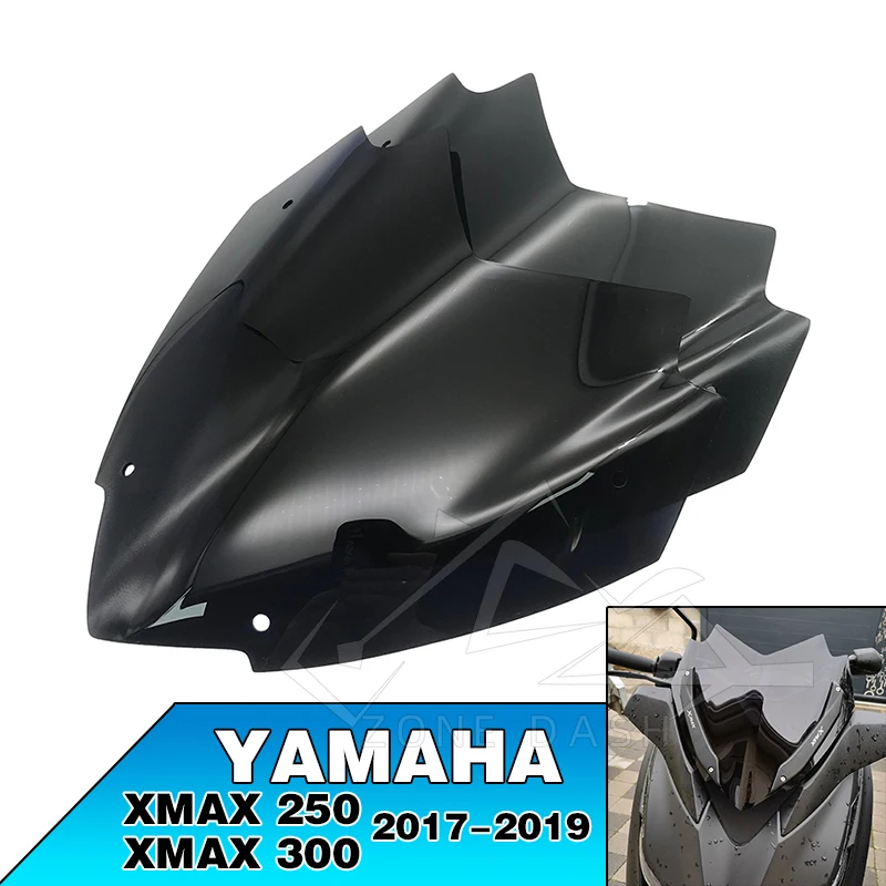 Для YAMAHA X MAX 300 250 XMAX250 MAX300 2017 2019 XMAX мотоцикл Спорт лобовое стекло Viser | Отзывы и видеообзор