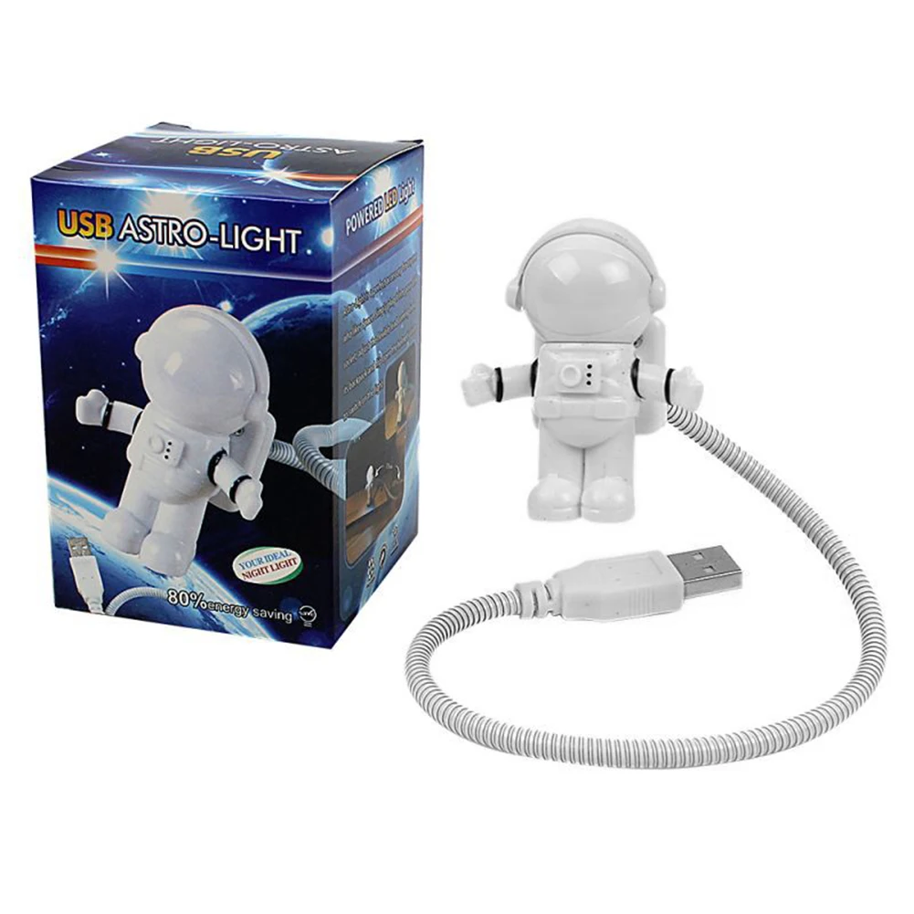 

Lovely Astronaut Night Light Reading Light Children's gift LED Spaceman USB Light Computer Desk Lamp