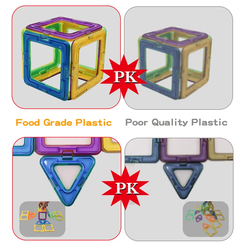 Большой магнитный здания конструктор Сделай Сам 1 шт. детали для одного кирпича