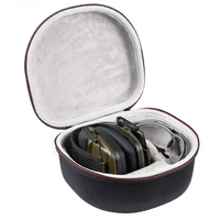hard eva case for both howard leight by honeywell impact earmuff and genes accommodating headphones and glassesonly case