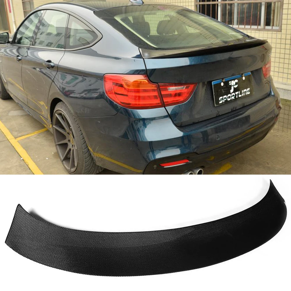 Углеродного волокна/FRP задний багажник спойлер заднего крыла губы для BMW 3 серии GT