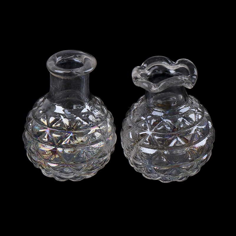 

2Pcs 1:12 Doll House Flowerpot Vase Ceramics Teapot Basin DIY Furniture Toys Dollhouse Miniature Accessories